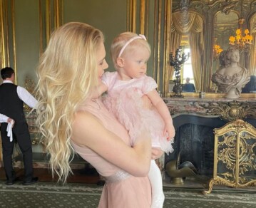 Así fue el tercer festejo de cumpleaños de Elle, la hija de Maxi López y Daniela Christiansson, en un palacio inglés