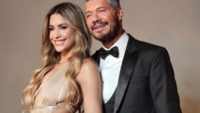 Marcelo Tinelli y Milett Figueroa