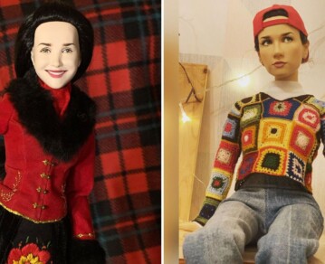 Una fanática rusa de Natalia Oreiro fabrica muñecas de la actriz en porcelana: sus increíbles trabajos