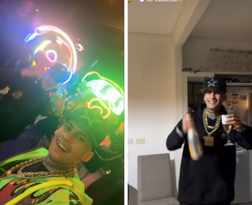 Las fotos del súper festejo de cumpleaños de L-Gante