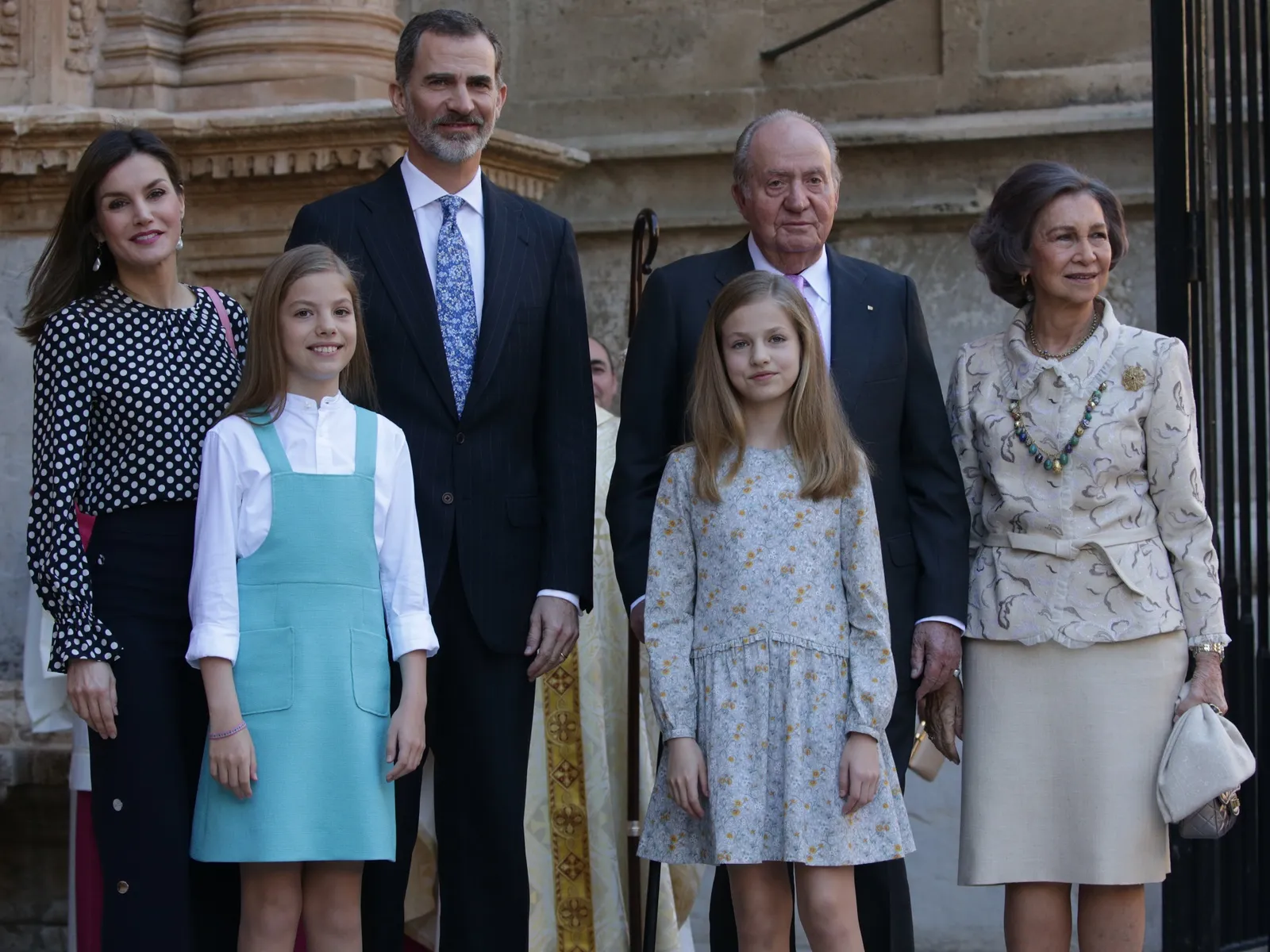La familia real española.