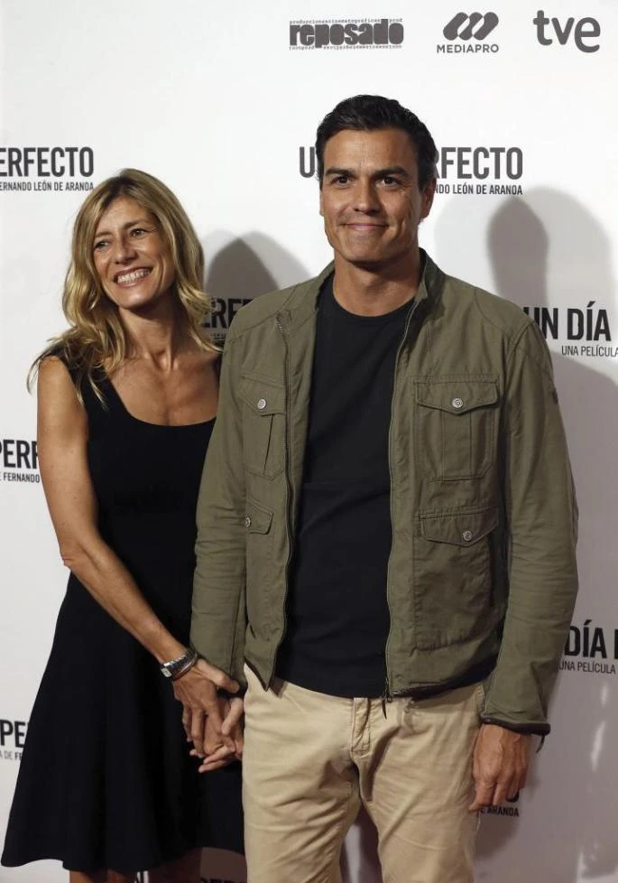 Begoña Gómez y Pedro Sánchez.