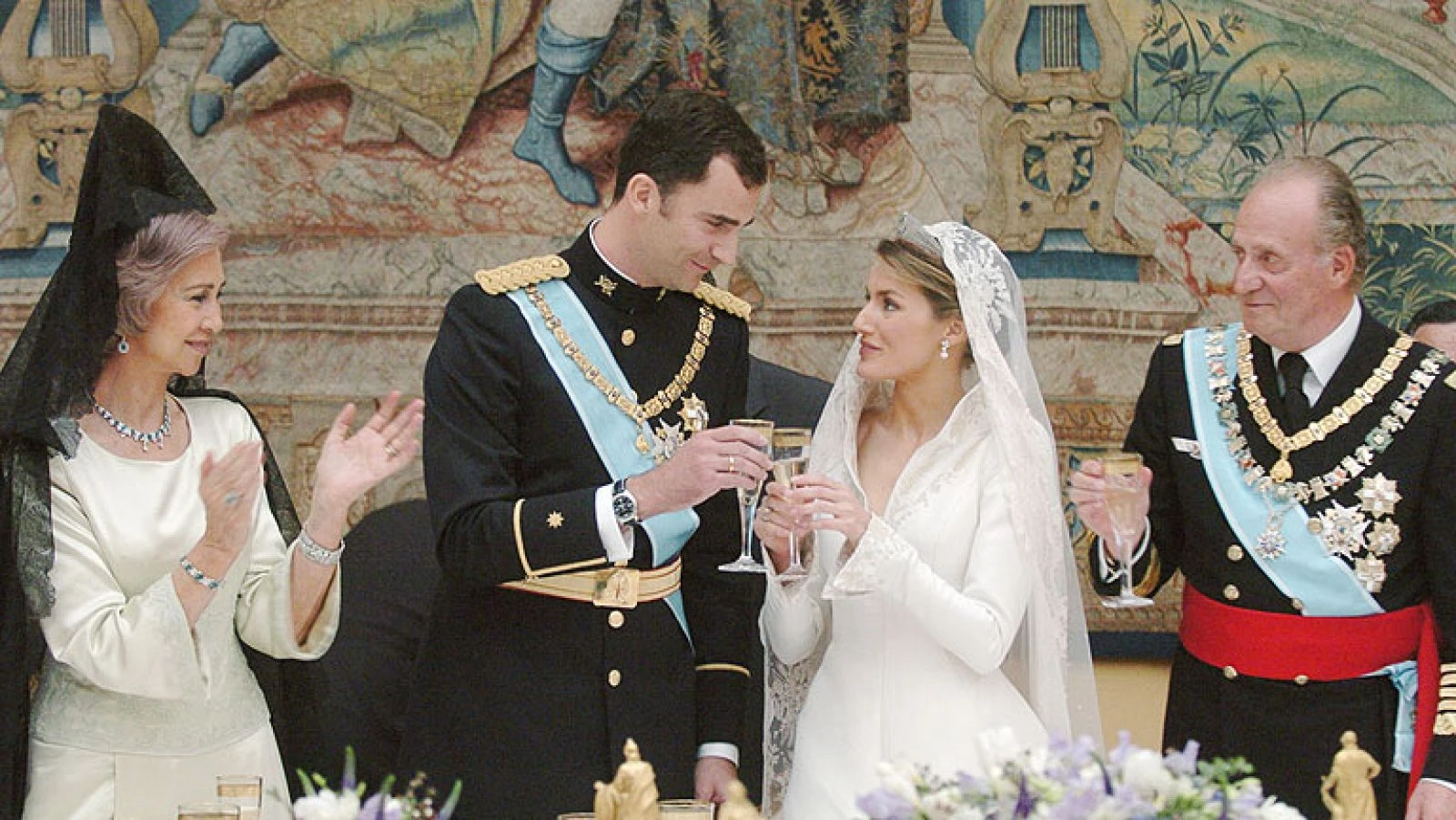 El casamiento de Letizia y Felipe. 