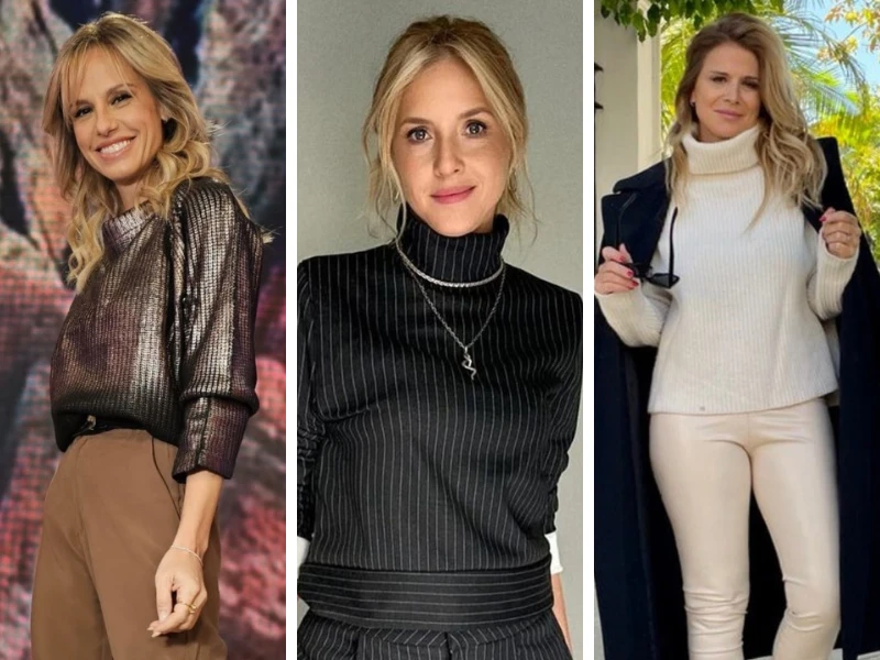 De Mariana Fabbiani a Flavia Palmiero y Carla Peterson, los suéteres tendencia del otoño - invierno 2024