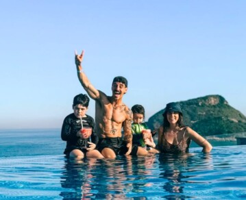 Las fotos de las paradisíacas vacaciones familiares de Juana Repetto