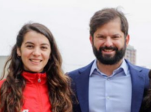 Paula Carrasco y Gabriel Boric