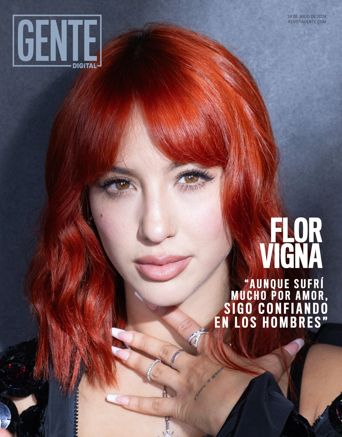 Flor Vigna cuenta su verdad sobre el final con Luciano Castro en la tapa de revista GENTE