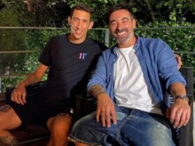 Pocho Lavezzi y Ángel Di María