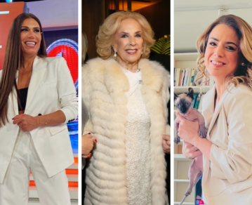 De Flor de la V a Mirtha Legrand y Marina Calabró, los looks white que marcan tendencia en el invierno 2024
