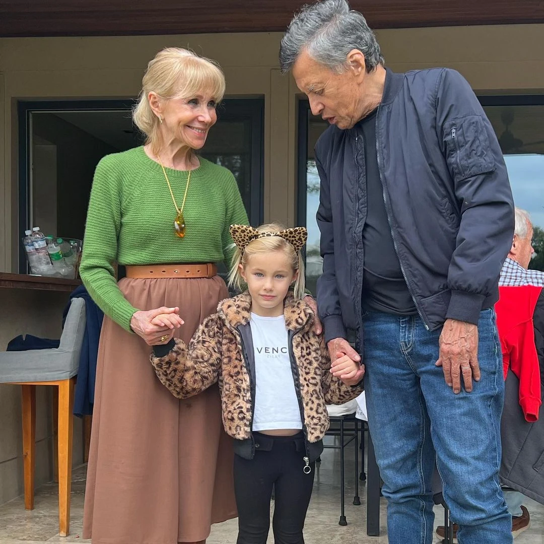 Matilda en junio del año pasado con Palito Ortega y Evangelina Salazar.