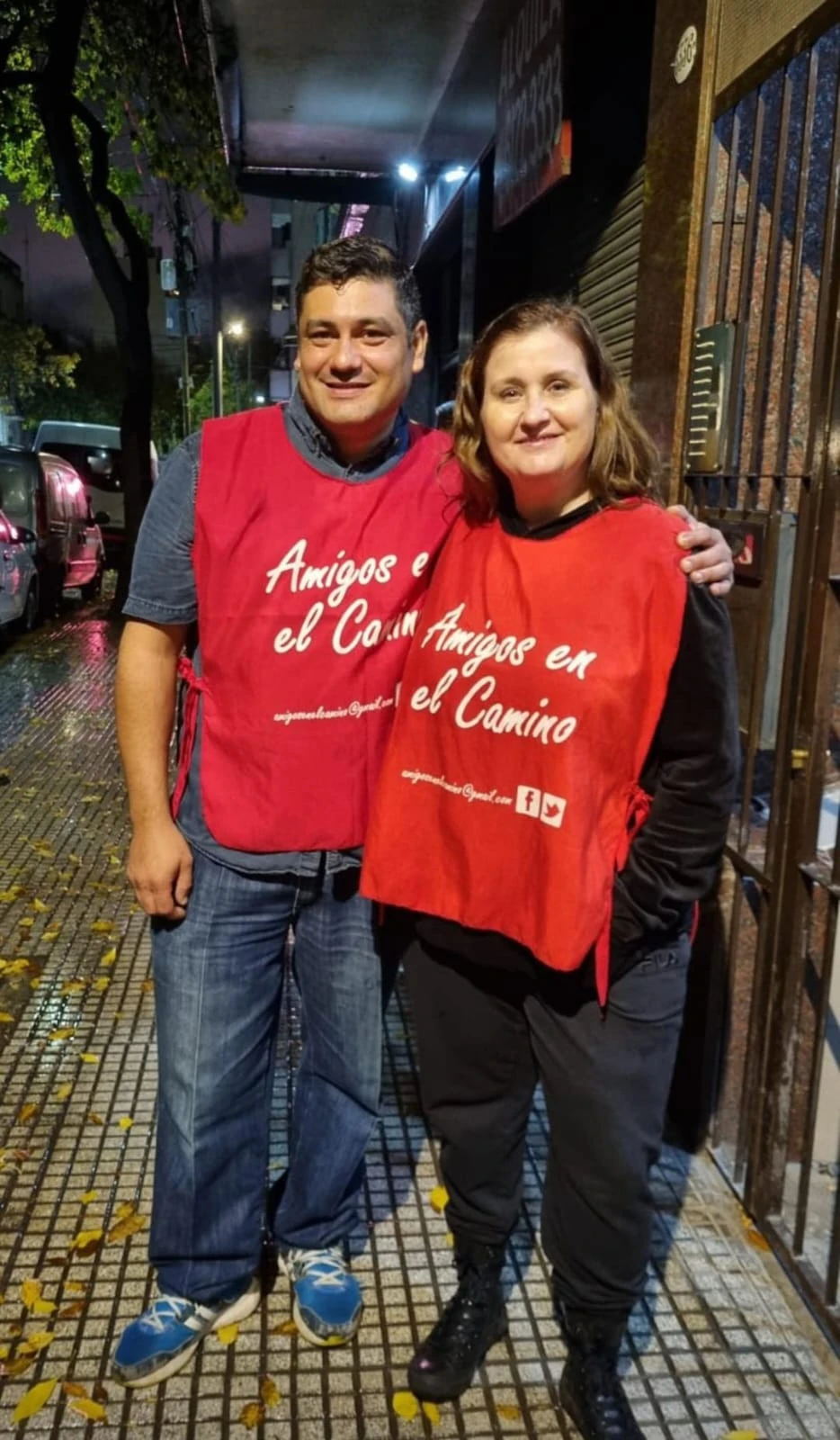 Ismael Sáez, voluntario de Amigos en el camino