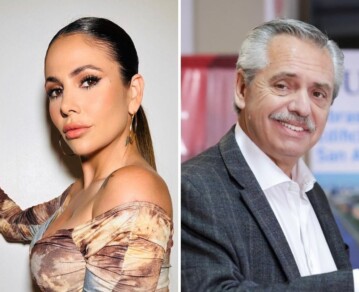 Así fue el encuentro de Romina Uhrig y Alberto Fernández en Casa Rosada