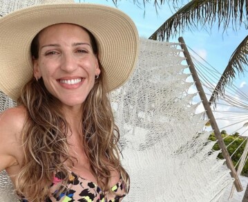 Macarena Rinaldi mostró con mucha emoción su pancita de embarazada: “Siempre me pregunté cómo sería”
