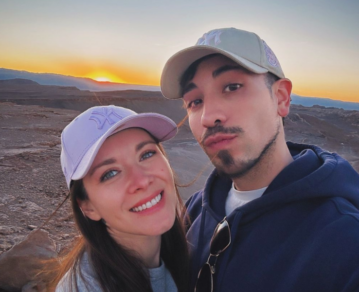 Las fotos de la romántica escapada de Carla Jara y Diego Urrutia por las alturas nortinas