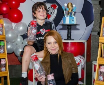 Así festejó Agustina Kampfer el cumpleaños de su hijo Juan