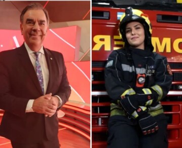 Quién es Mariana Lucía, la hija bombero del periodista Luis Otero que lo hizo emocionar de orgullo
