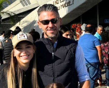 Evangelina Anderson y Martín Demichelis se sumaron a una importante tradición mexicana