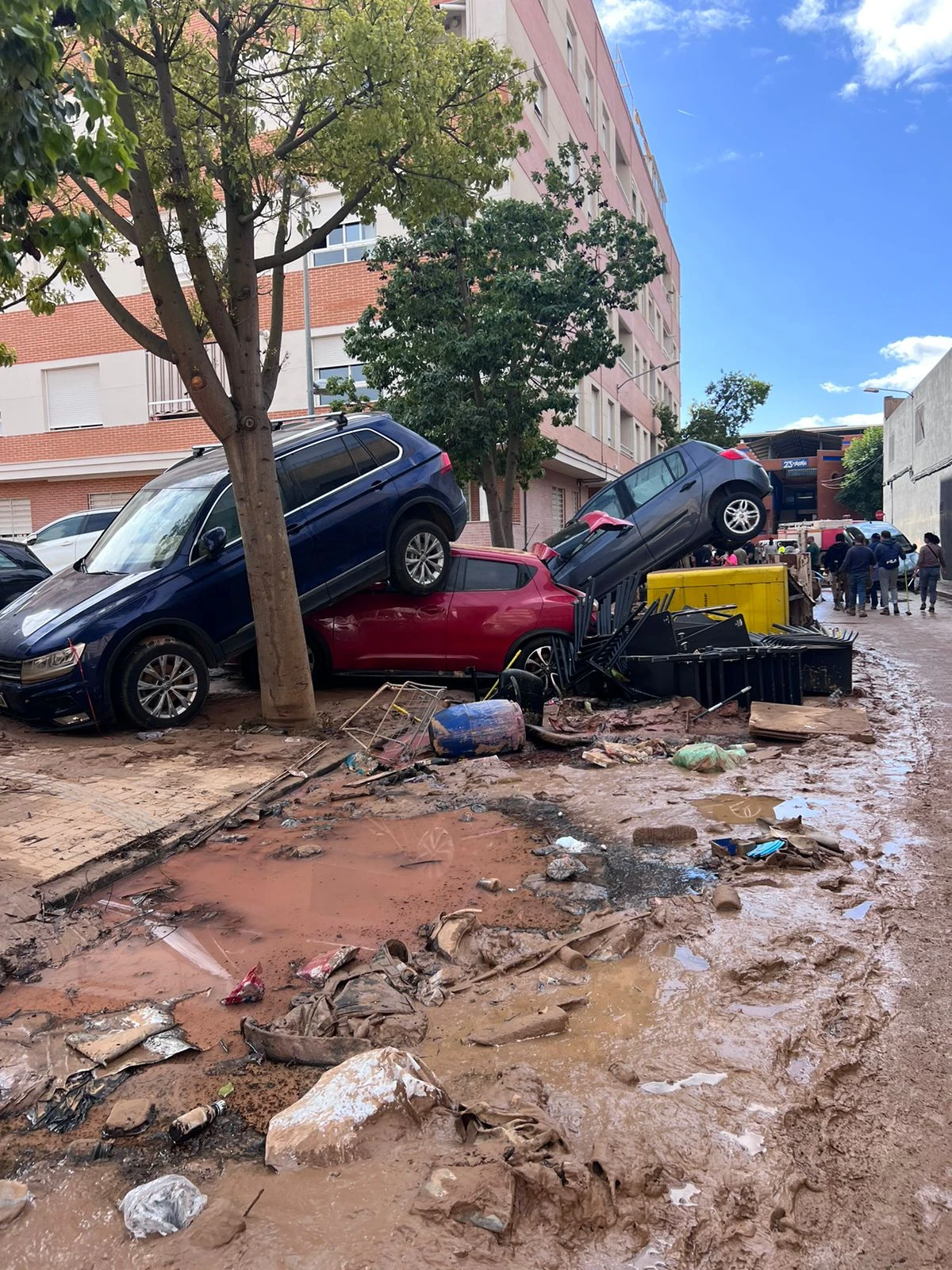 La tragedia de las inundaciones en Valencia, España