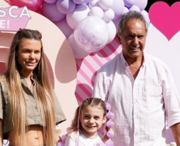 Así está hoy Francesca, la hija de Daniel Scioli y Gisela Berger, que cumplió 7 años