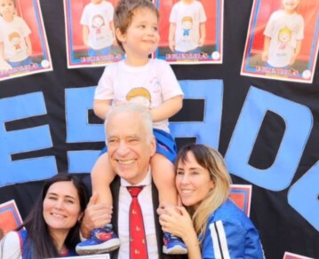 La emoción de Alberto Cormillot y Estefanía Pasquini por su hijo Emilio: “Su primer diploma”