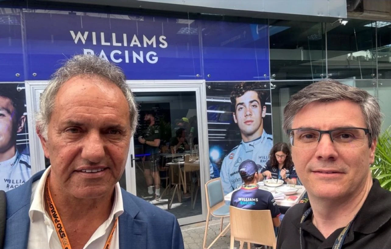 Daniel Scioli con César Carman, presidente del Automóvil Club Argentino. 