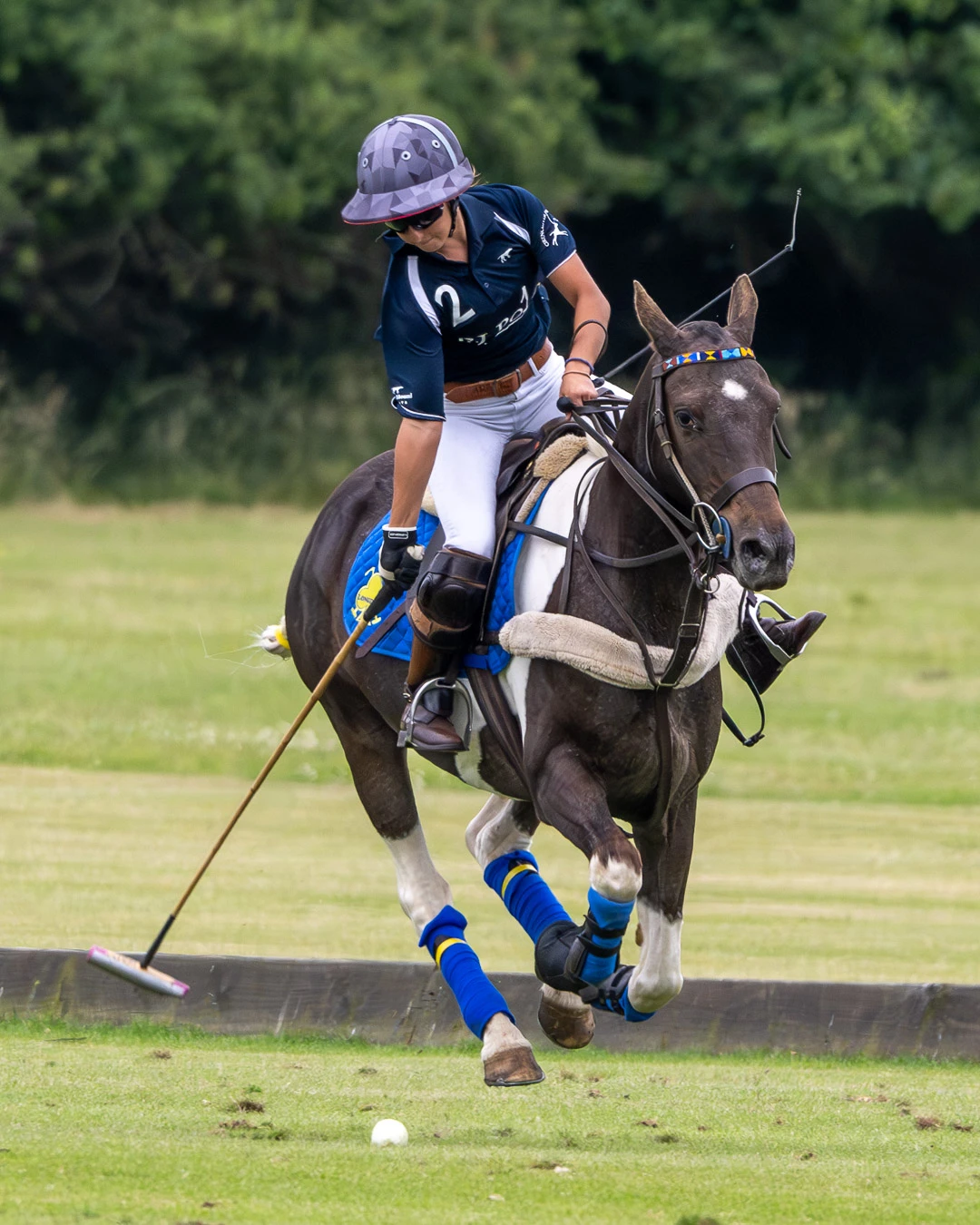 Chiara en junio de este año en el Cirencester Park Polo Club de Inglaterra. 