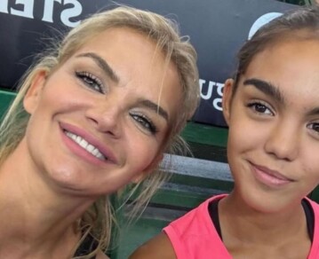 Así está Jazmín, la hija mayor de Eliana Guercio y Chiquito Romero que sorprendió con su talento en el tenis