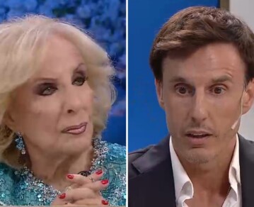 "Me estás tratando mal": el escandaloso cruce de Mirtha Legrand y Roberto García Morirán