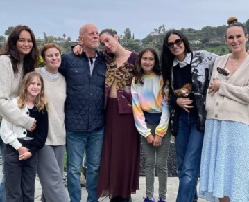 La familia de Bruce Willis y Demi Moore recibió una gran noticia en plena Nochebuena