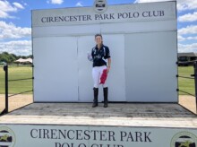 Chiara en junio de este año en el Cirencester Park Polo Club de Inglaterra.