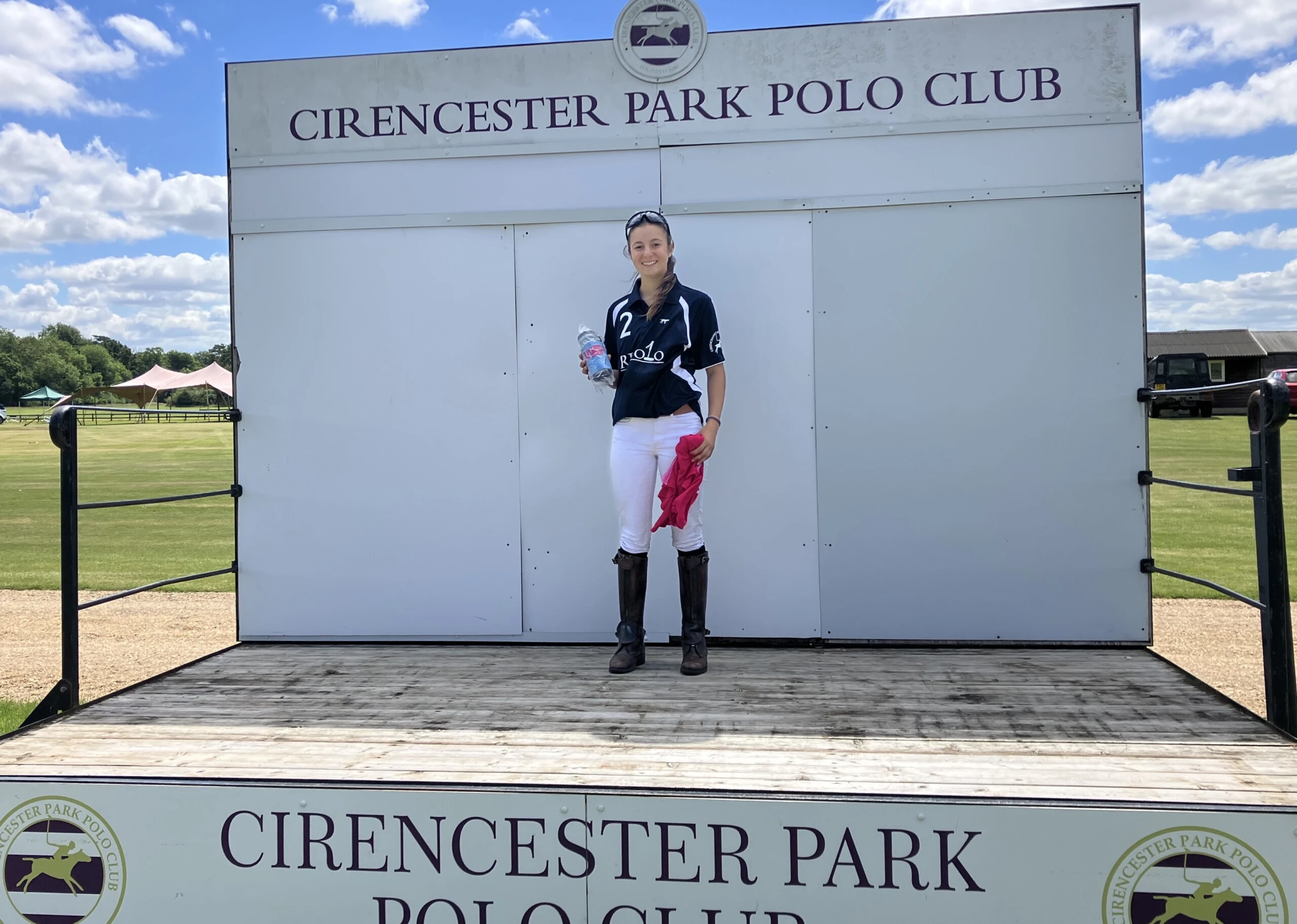 Chiara en junio de este año en el Cirencester Park Polo Club de Inglaterra.