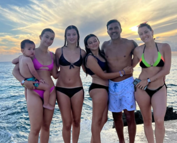 Las fotos de las paradisíacas vacaciones de Mica Viciconte, Fabián Cubero y sus hijos