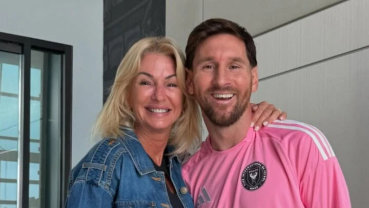 Yanina Latorre y Lionel Messi