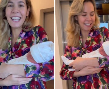 Así fue el especial recibimiento de Elina Costantini al llegar a su casa con Kahlo