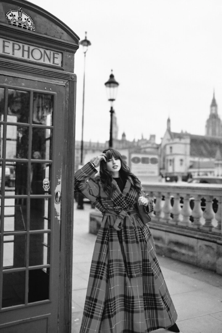 Anabel Sánchez en Londres. Revista GENTE