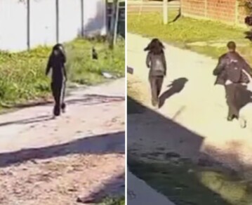 Imágenes escalofriantes: quisieron secuestrar a una joven cerca de donde mataron a Paloma y Josué