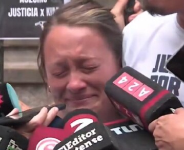 "Destrozaron a mi bebé": el dolor de la mamá de Kim Gómez tras ver cara a cara a uno de los asesinos de la nena