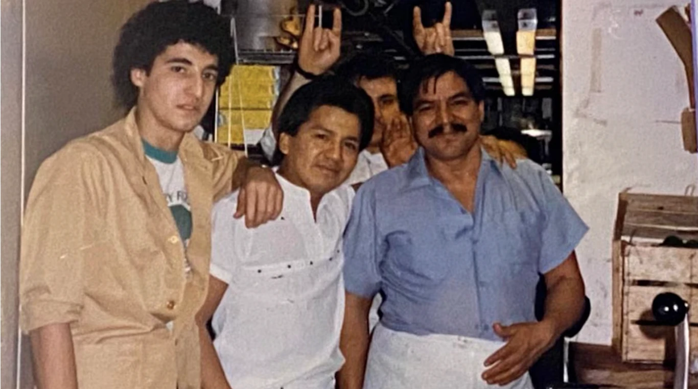 Cea, a la izquierda, en sus primeros tiempos en Estados Unidos. 
