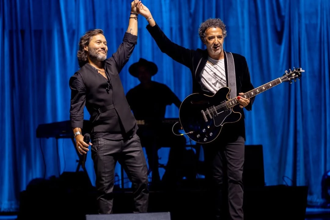 Cea junto a Diego Torres. 