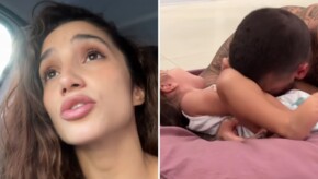 Melody Luz y Alex Caniggia