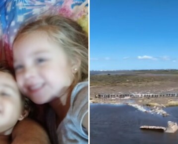 Así es el terreno de Bahía Blanca donde hallaron el cuerpo de Pilar Hecker y siguen buscando a Delfina