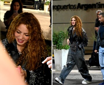 Shakira llegó a la Argentina acompañada de un hombre muy especial y sorprendió a sus fans con un gesto conmovedor