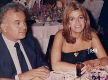Jorge Tchomlekdjoglou y Christina Onassis