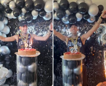 Así fue el divertido festejo de cumpleaños de L-Gante junto a Wanda Nara y su familia