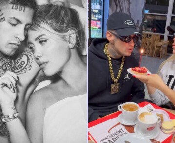 Wanda Nara desmintió su separación de L-Gante y compartió un romántico álbum de fotos por su cumpleaños