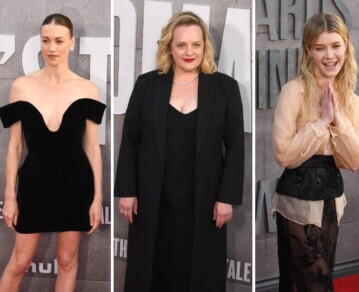 El clásico y sofisticado negro tiñe la alfombra roja de la premiere de "El cuento de la criada" T6: todos los looks
