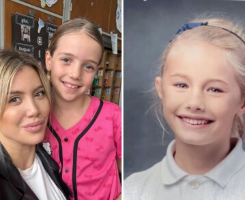 Wanda Nara y Luli Salazar presentes en la escuela de sus hijas: el divertido video de Isabella Icardi y Matilda