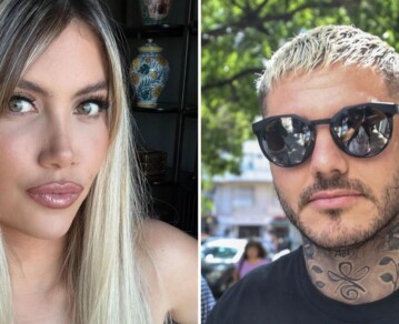 Así llegaba Wanda Nara y sus hijas para la revinculación con Mauro Icardi